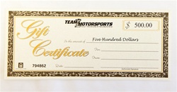Team Z $100 Gift certificate